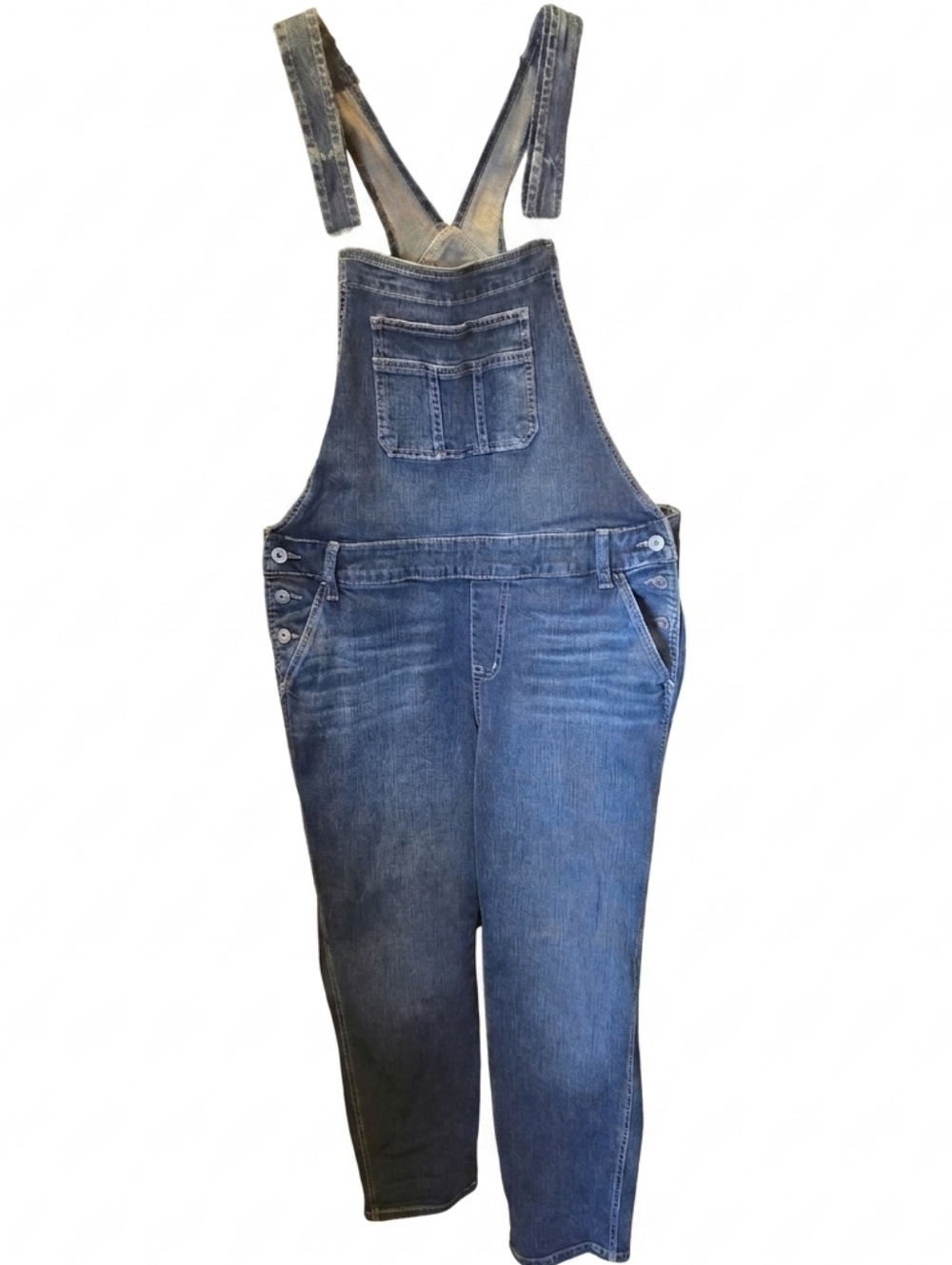 torrid Blue Denim Overalls with Front Bib Pocket